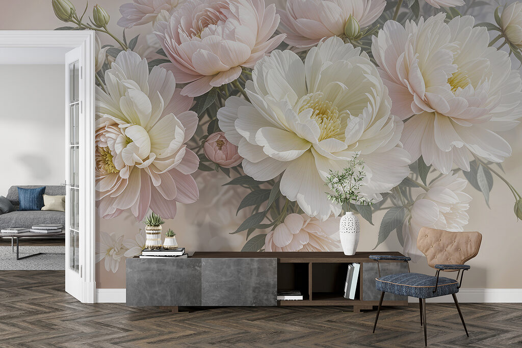Zacht boeket in roomroze — interieur 5