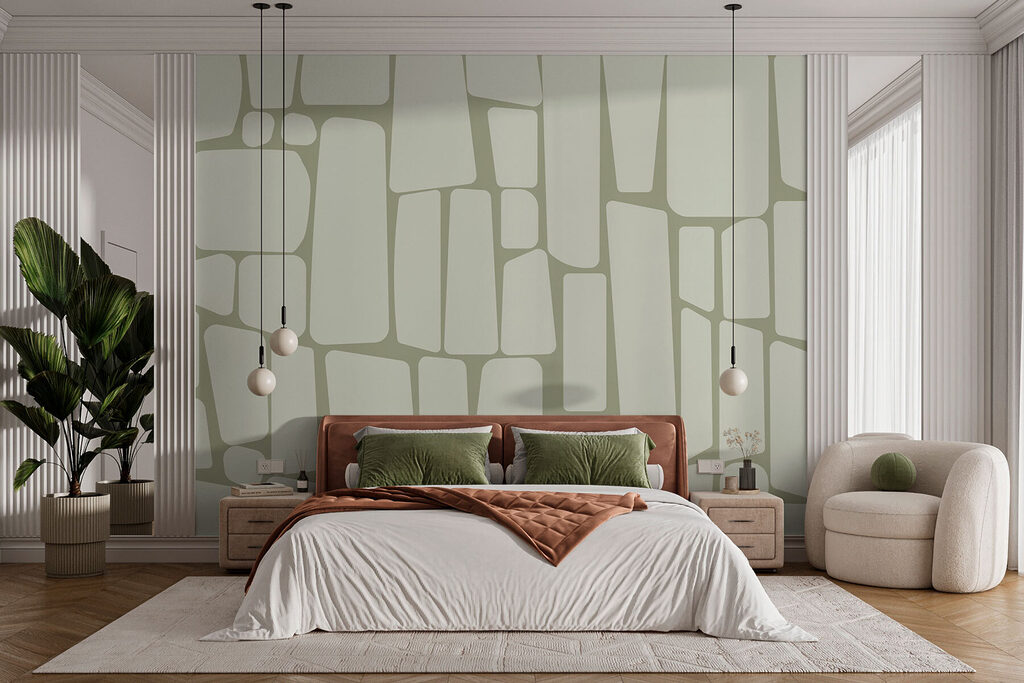 Afgeronde vlakken in mozaïek — interieur 2