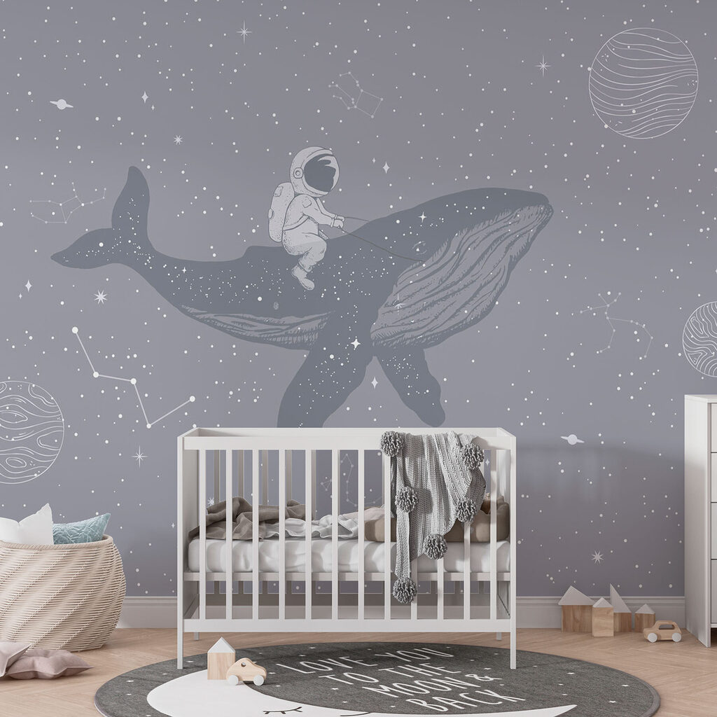 Astronaut op een walvis — interieur 2
