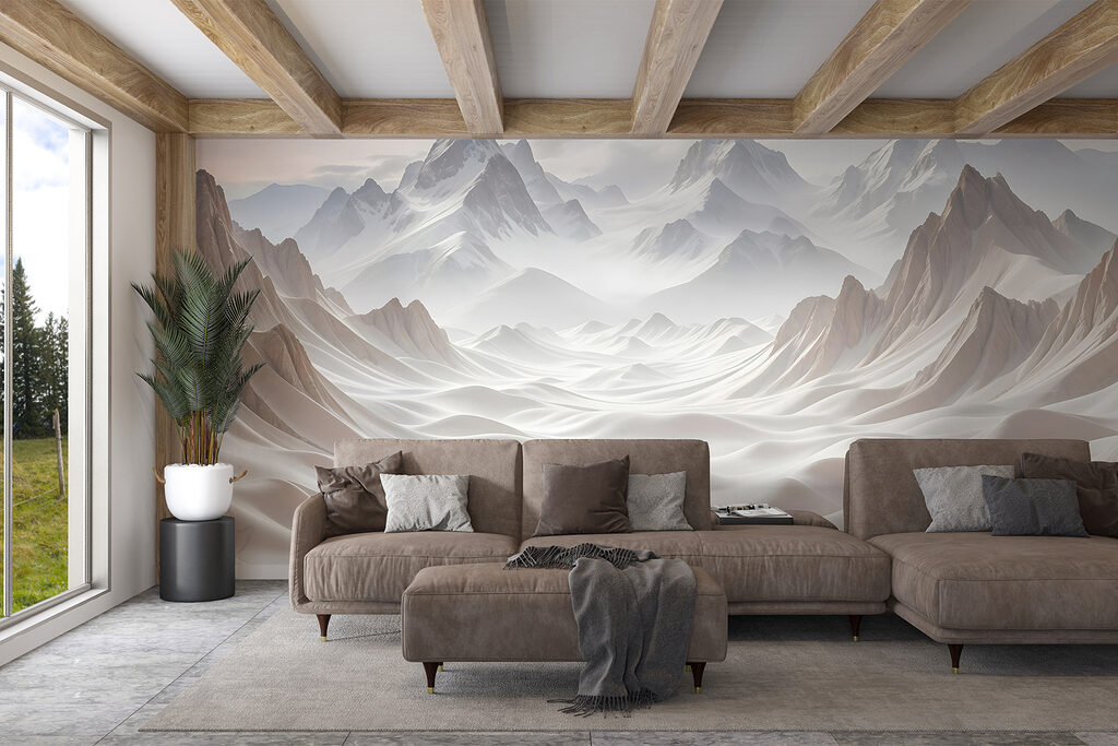 Witte dalen tussen bergtoppen — interieur 5