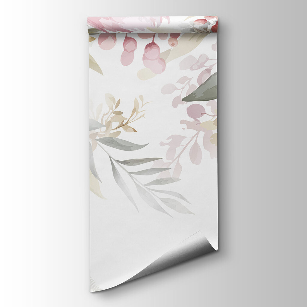 Roze bloemen hangen bovenaan — productweergave