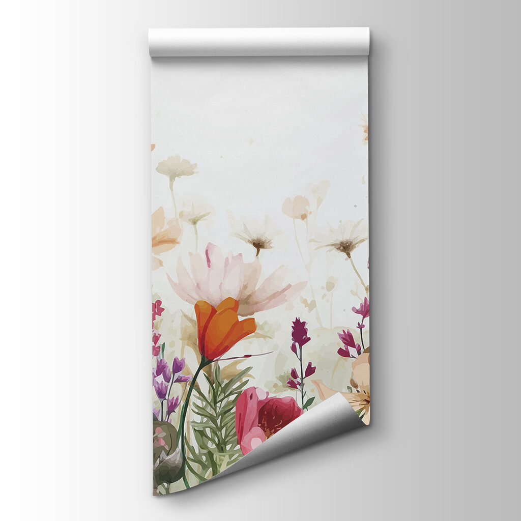 Groep bloemen op witte achtergrond — productweergave