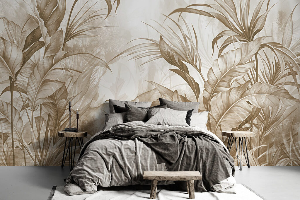 Bladeren vullen het beeld — interieur 2