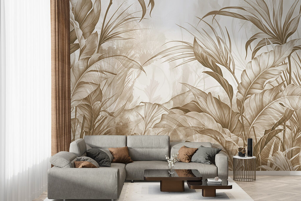 Bladeren vullen het beeld — interieur 6