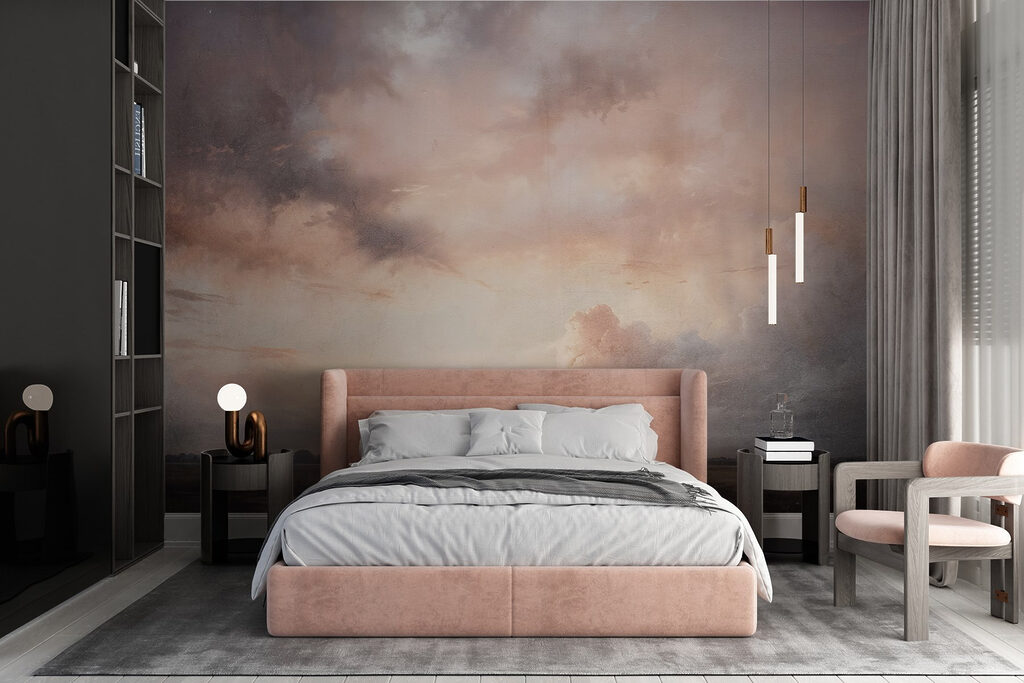 Avondwolken boven een waterlandschap — interieur 2