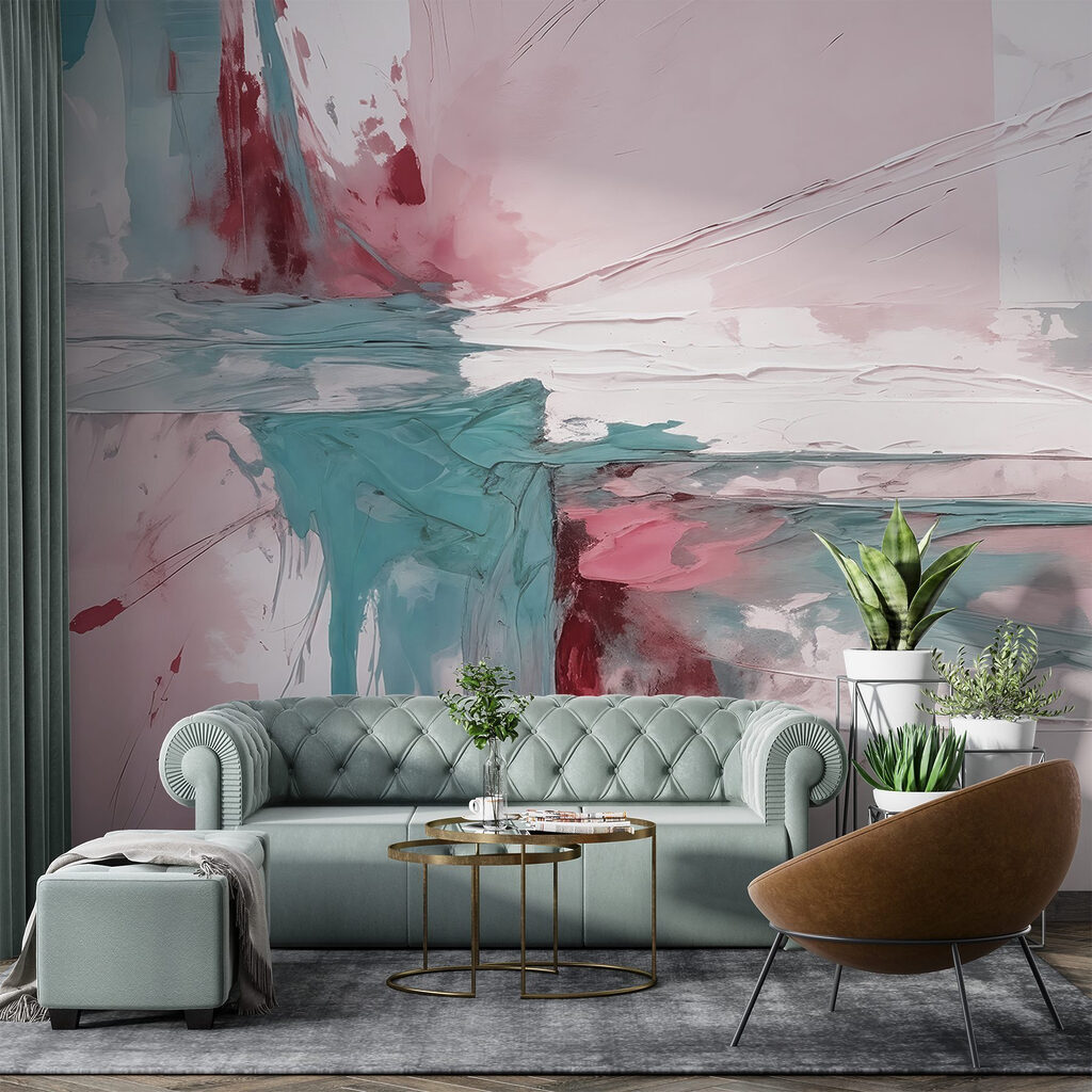 Kleurvlakken kruisen elkaar — interieur 4