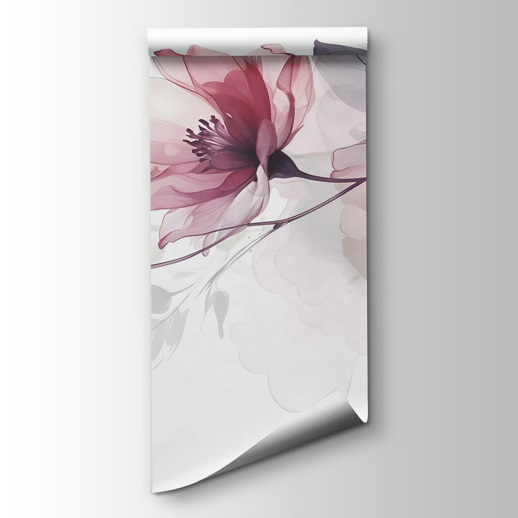Roze bloemen aan takken — productweergave