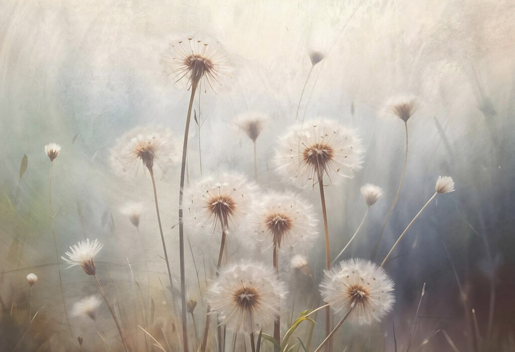Fluisteringen van de delicate schoonheid van de natuur&#8217 — volledig ontwerp