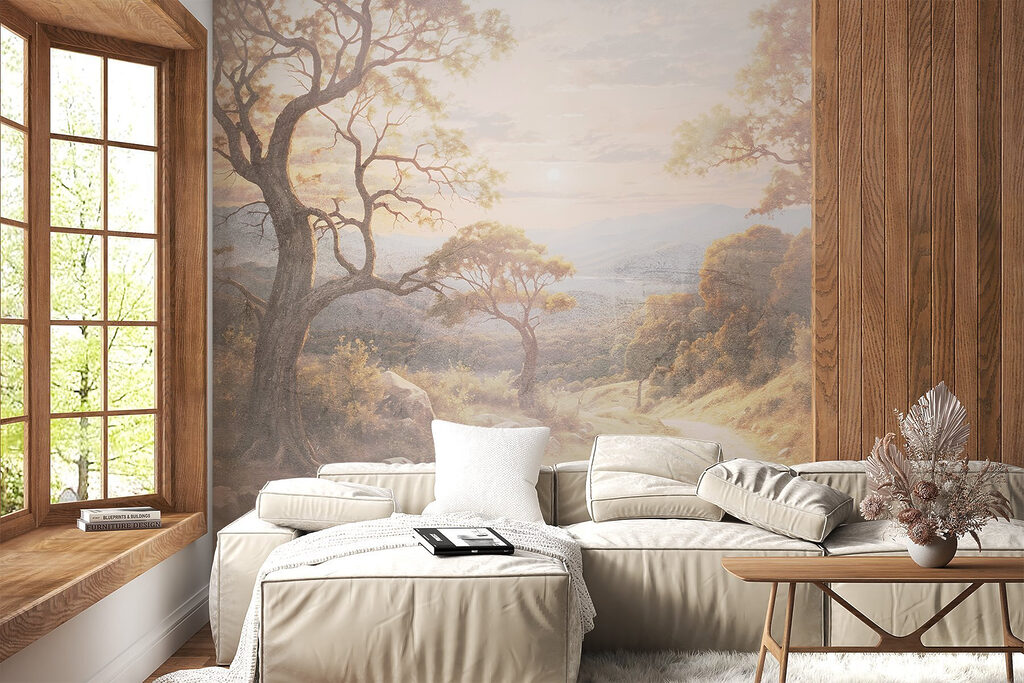 Bospad in warm ochtendlicht — interieur 5