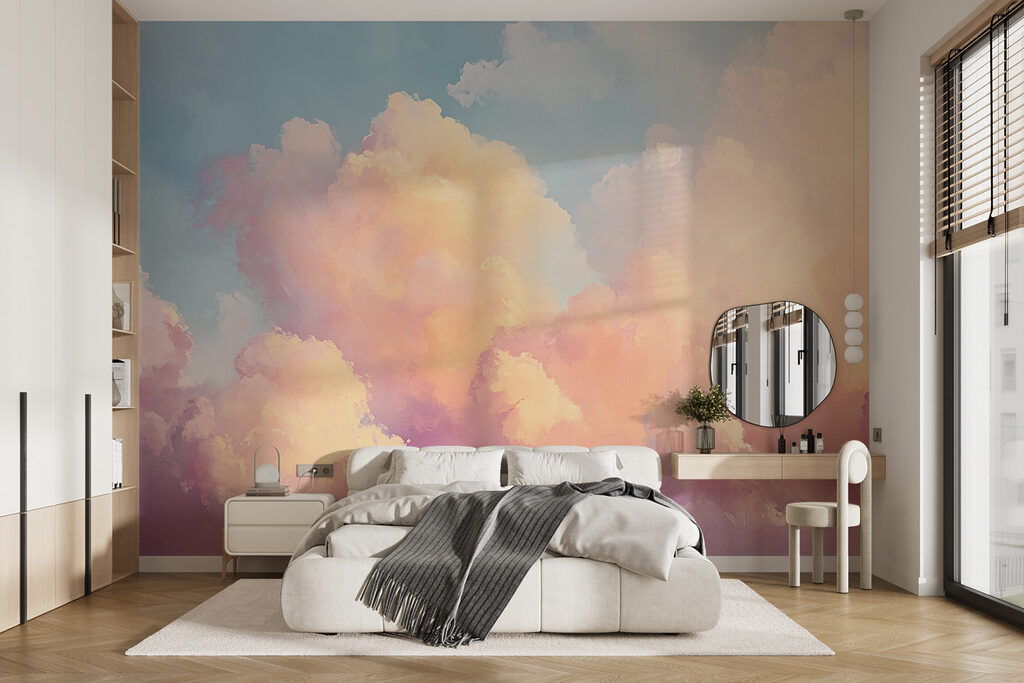 Pastelwolken in gouden licht — interieur 1