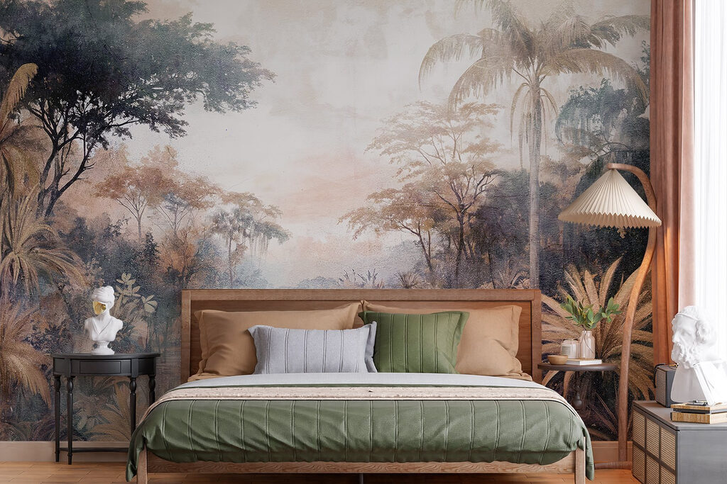 Rivier tussen oude junglebomen — interieur 2