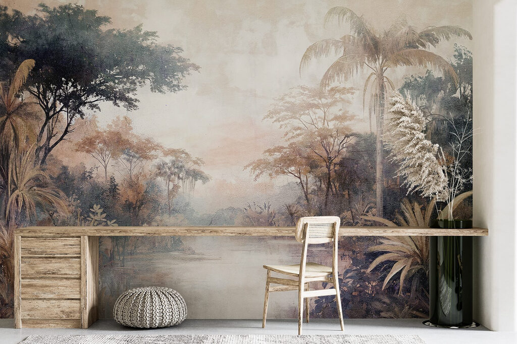 Rivier tussen oude junglebomen — interieur 5