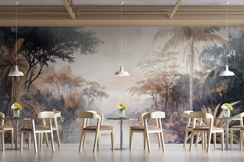 Rivier tussen oude junglebomen — interieur 6