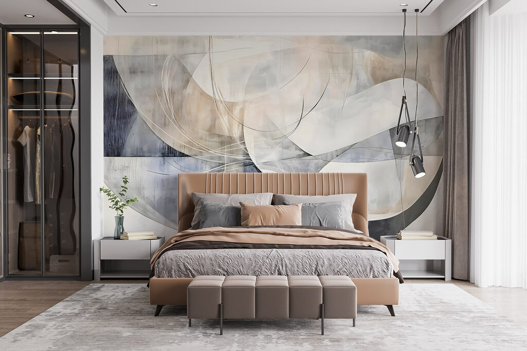 Bogen over transparante vlakken — interieur 4