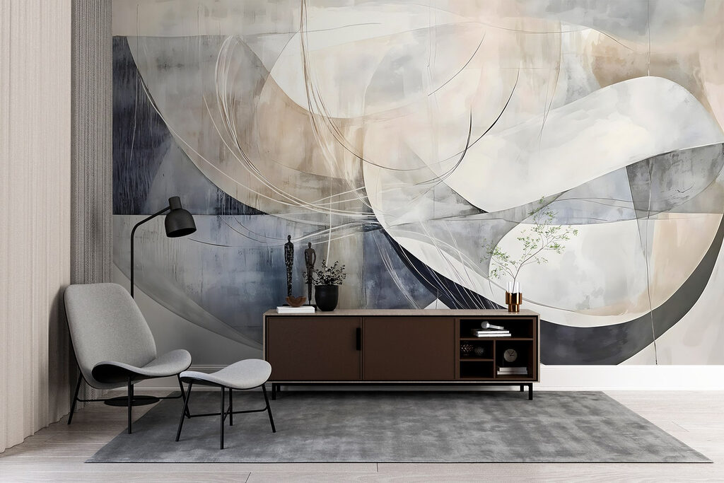 Bogen over transparante vlakken — interieur 6