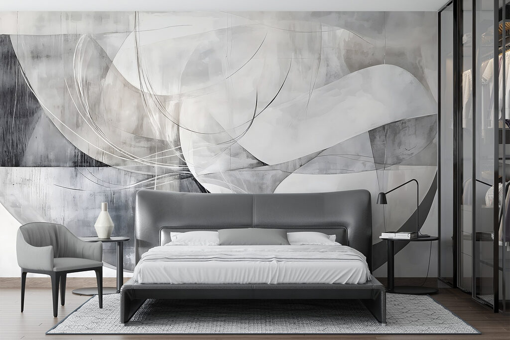 Bogen over transparante vlakken — interieur 1