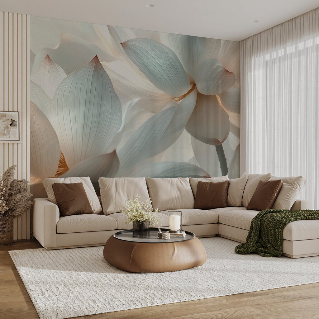 Lotussen in lichte golven — interieur 3