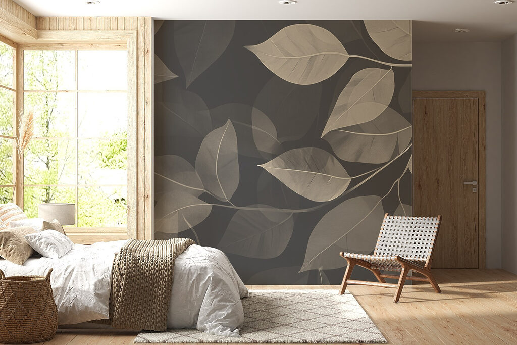 Bladeren zweven over elkaar — interieur 3