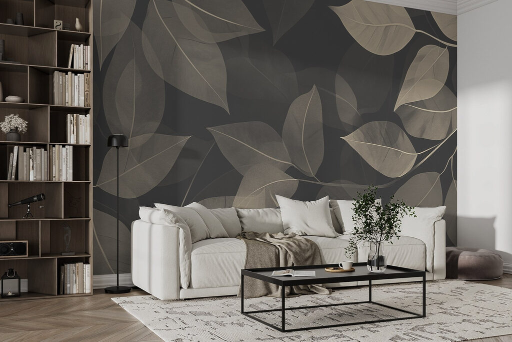 Bladeren zweven over elkaar — interieur 5