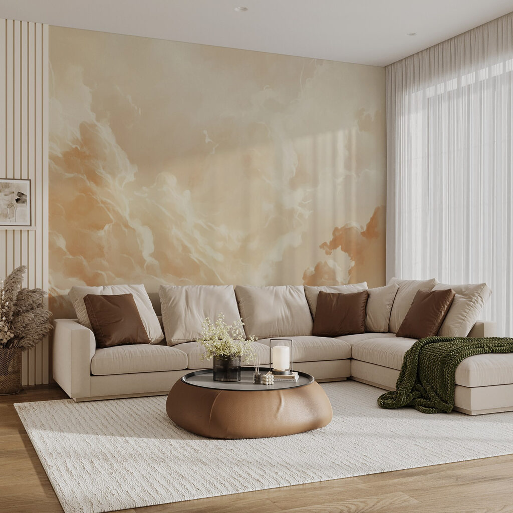 Gouden wolken rondom licht — interieur 4