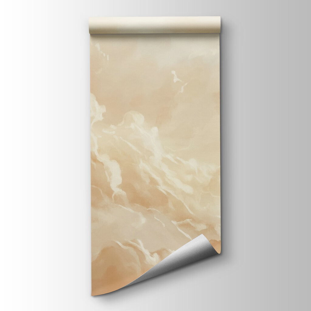 Gouden wolken rondom licht — productweergave