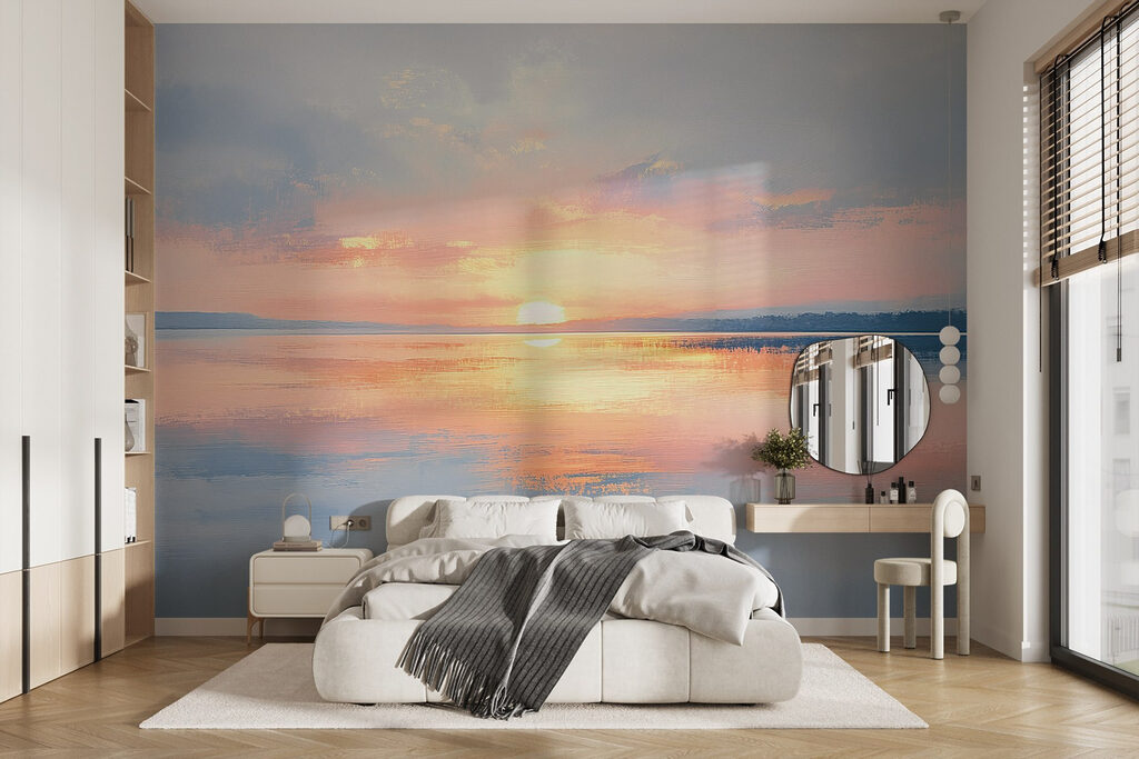 Avondzon op een spiegelmeer — interieur 2