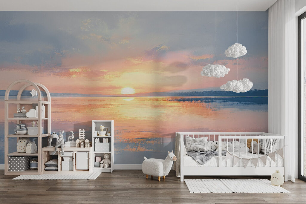 Avondzon op een spiegelmeer — interieur 4