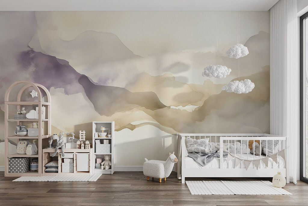 Bergnevel in lichte aquarel — interieur 4