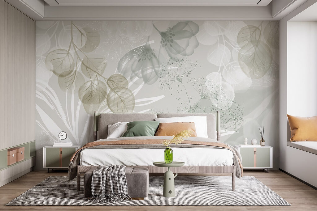 Sereen botanisch gefluister in zachte tinten — interieur 3
