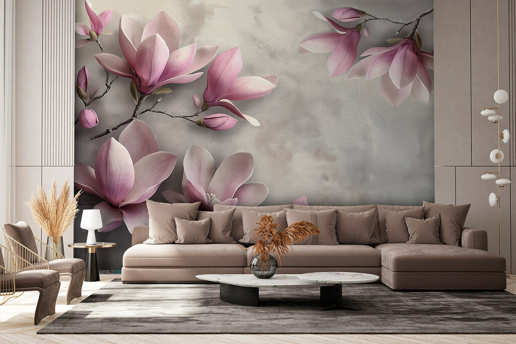 Magnolia langs verweerde vlakken — interieur 2