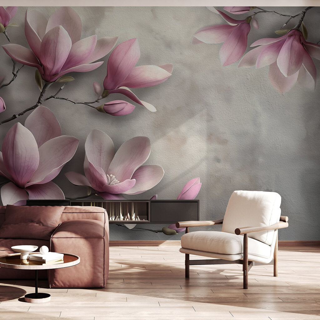 Magnolia langs verweerde vlakken — interieur 4