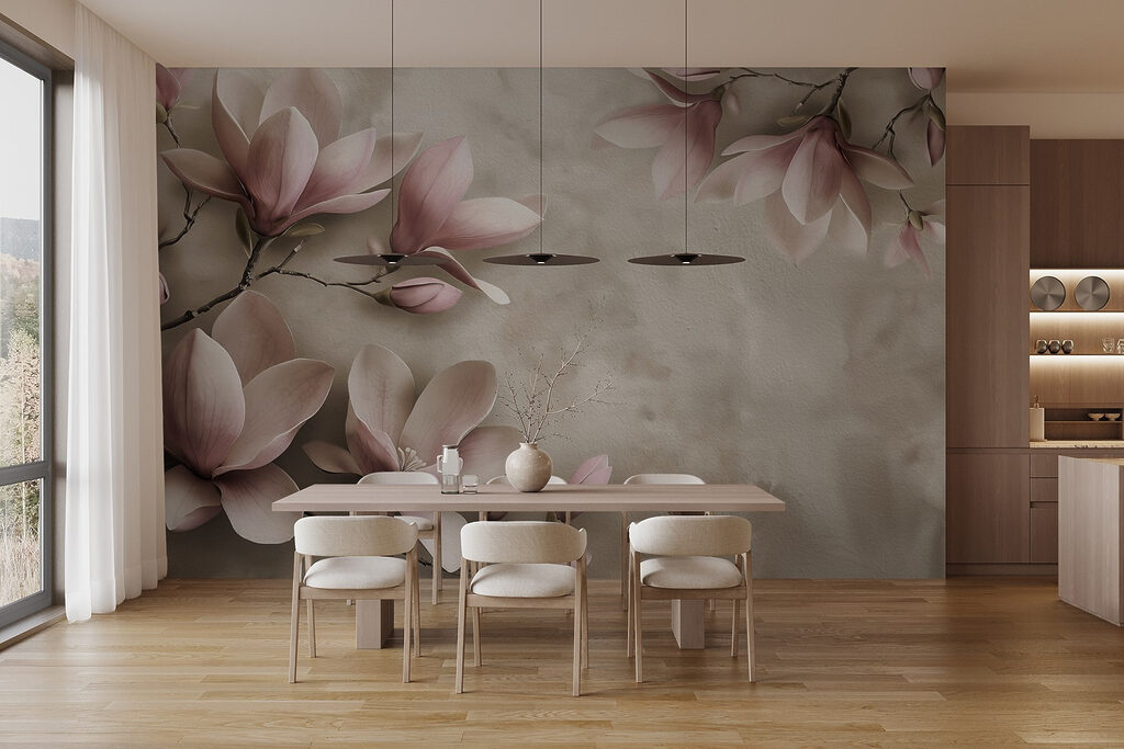 Magnolia langs verweerde vlakken — interieur 6
