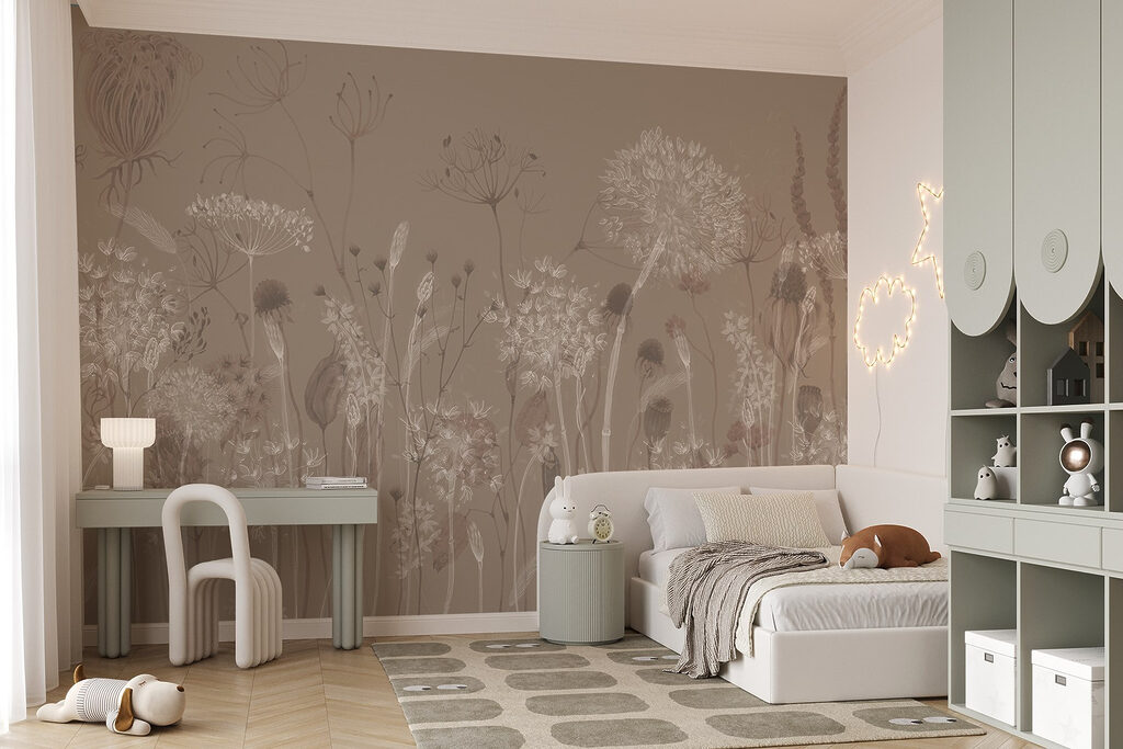 Grassen met ronde bloemschermen — interieur 4