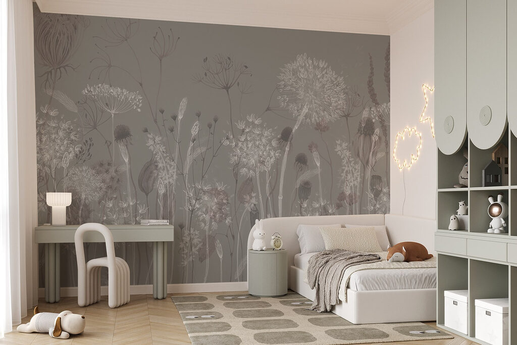Grassen met ronde bloemschermen — interieur 5