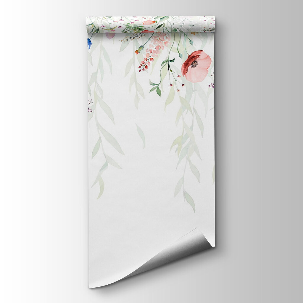 Kleurige bloemen bovenaan — productweergave
