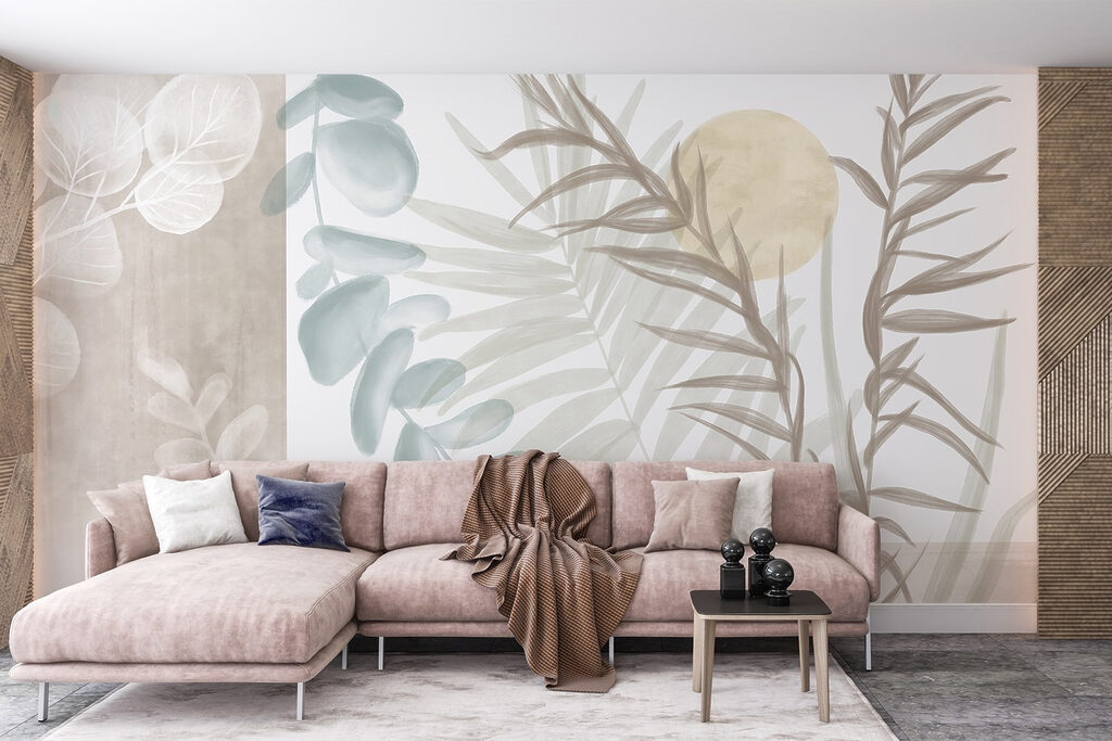 Zachte bladlagen tussen lichtvlakken — interieur 5