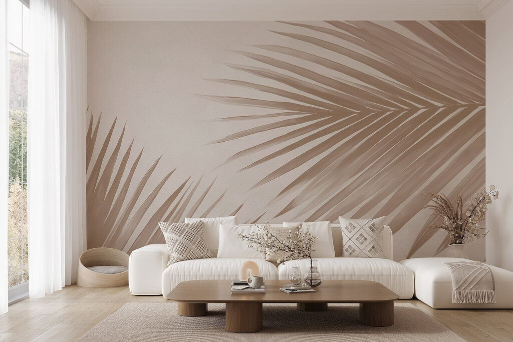 Palmveren in warme contouren — interieur 3