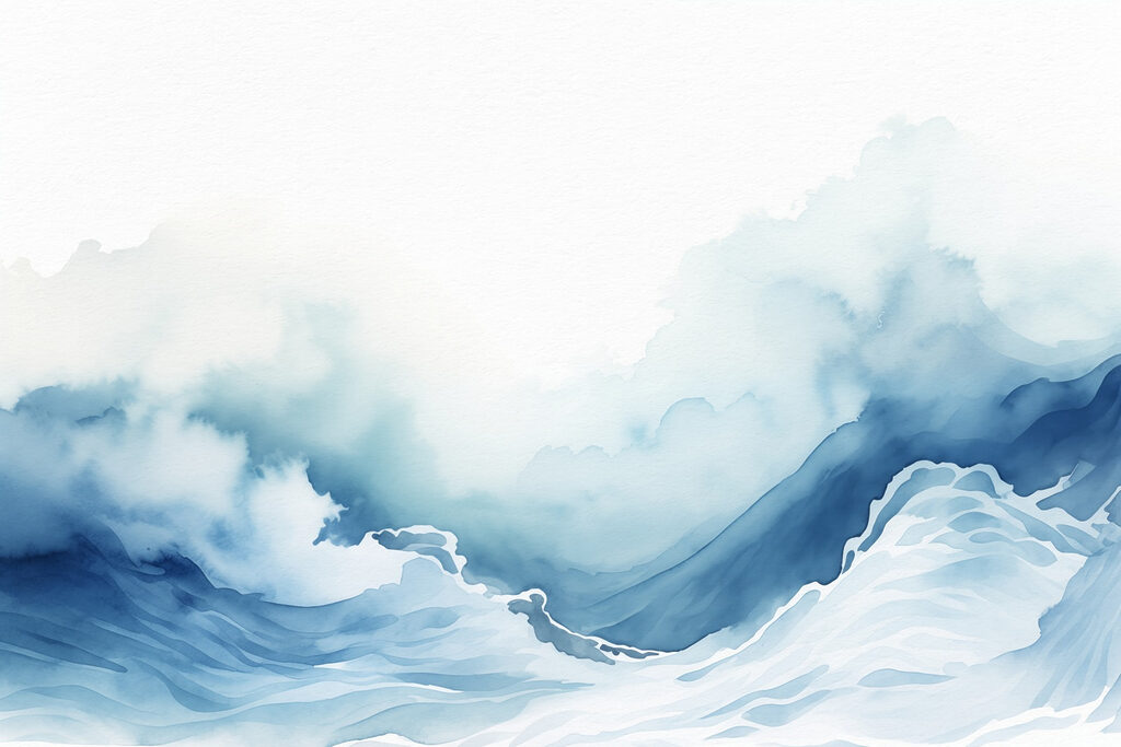Blauwe branding in inkt — volledig ontwerp