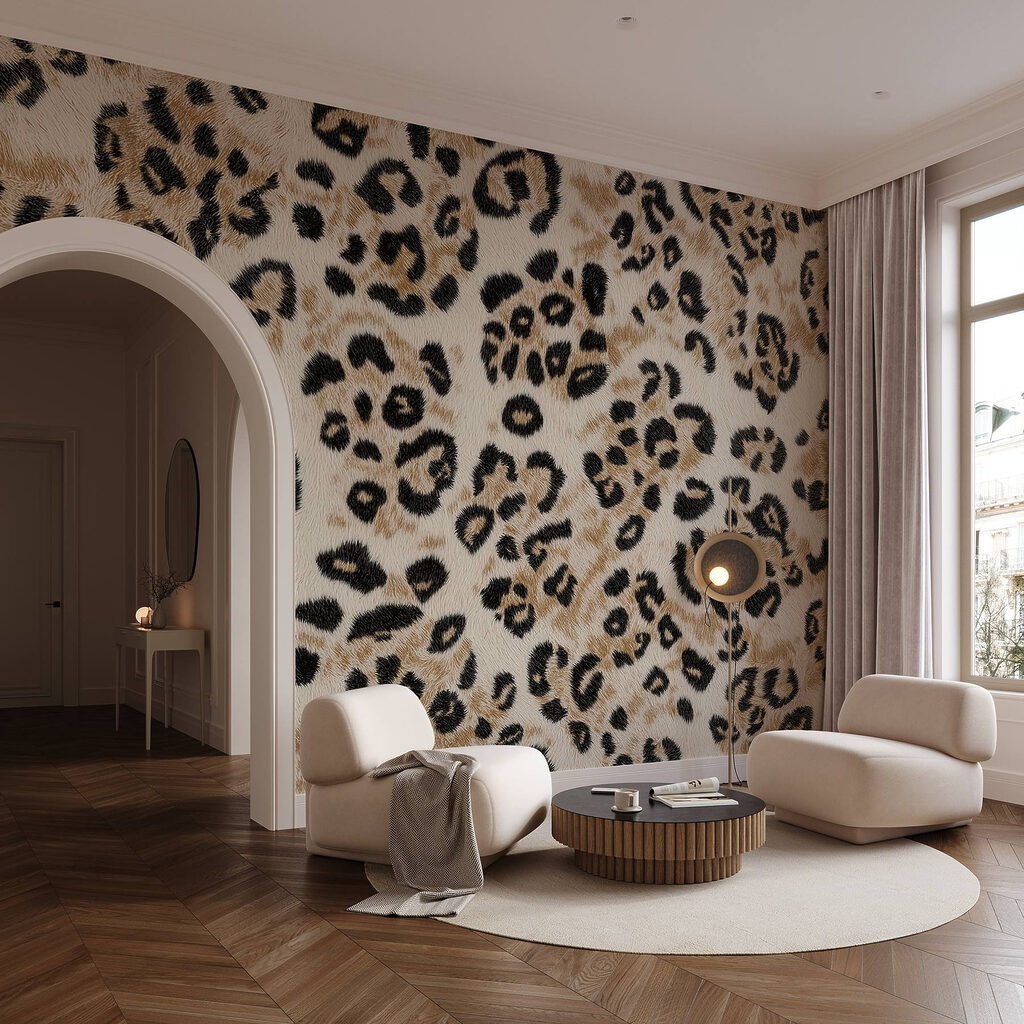 Luipaardvlekken op zacht zand — interieur 5