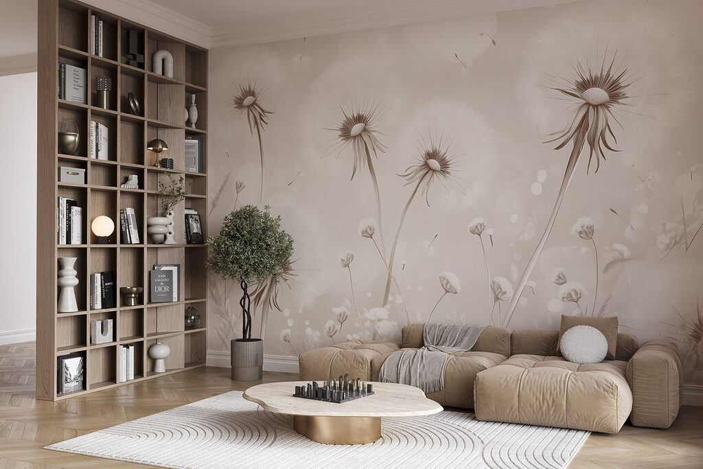 Delicate paardenbloem dromen in bloei — interieur 2
