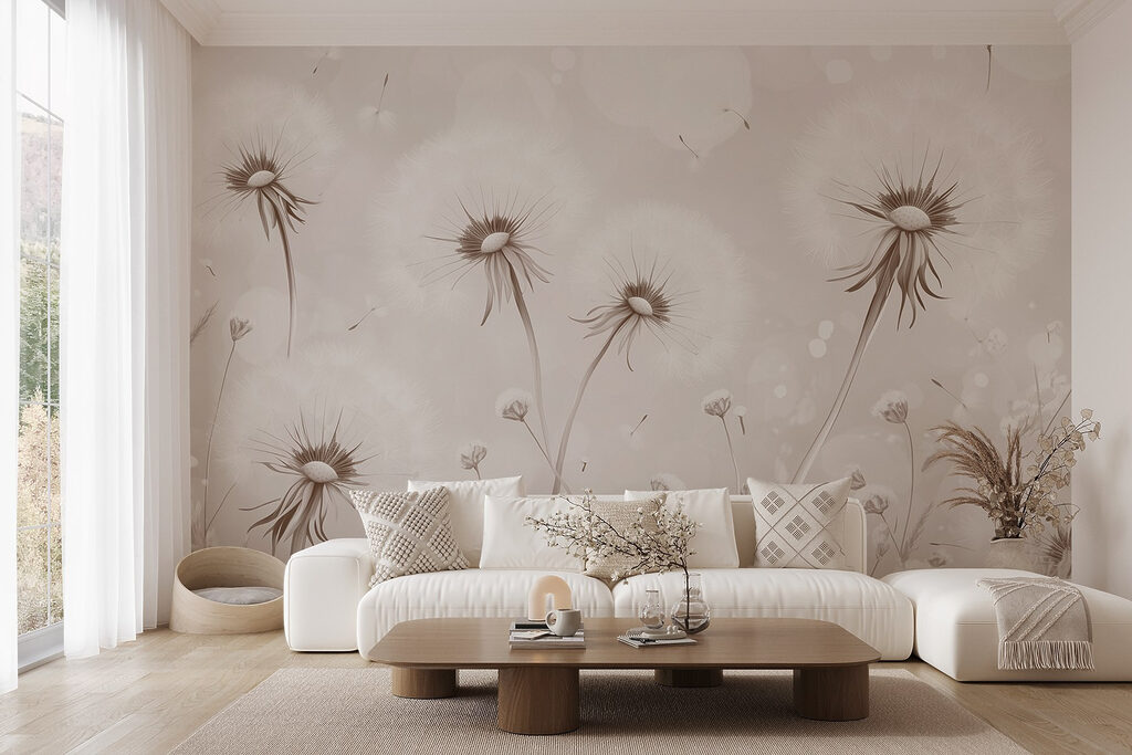 Delicate paardenbloem dromen in bloei — interieur 3