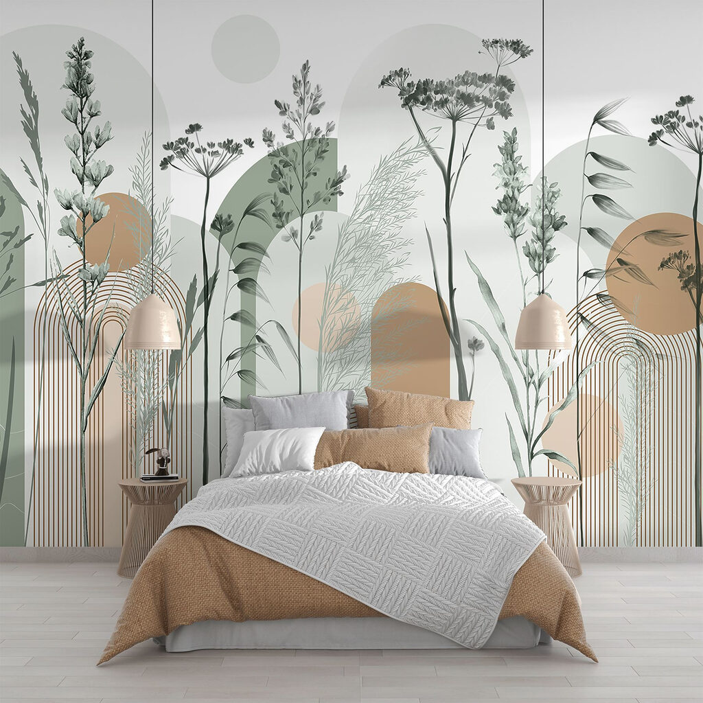 Sereen abstract ontwerp geïnspireerd op de natuur — interieur 2