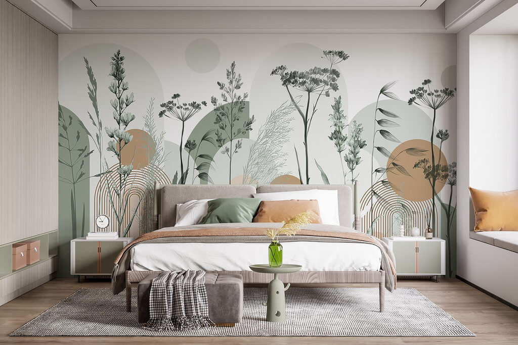 Sereen abstract ontwerp geïnspireerd op de natuur — interieur 3