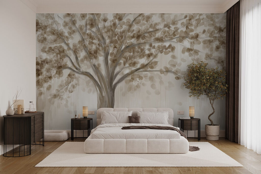 Boom met bladeren — interieur 2