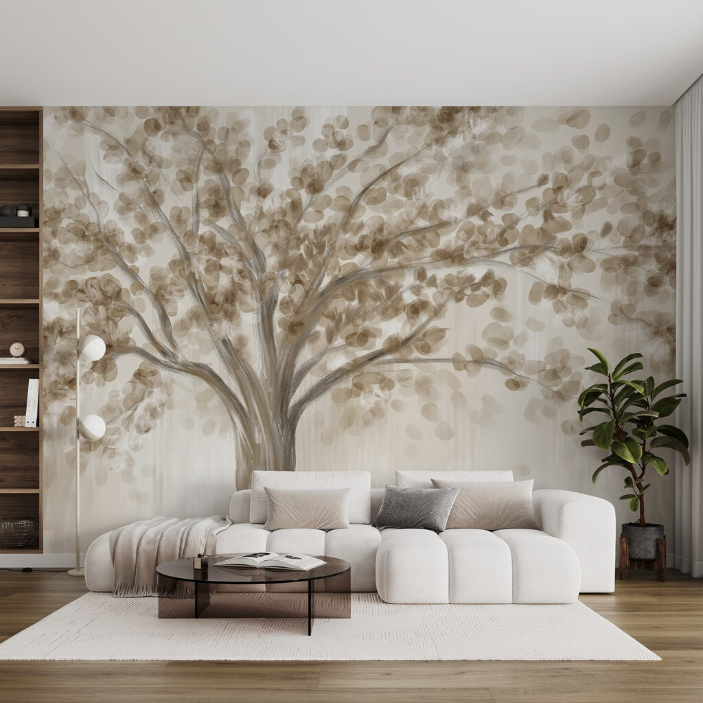 Boom met bladeren — interieur 3