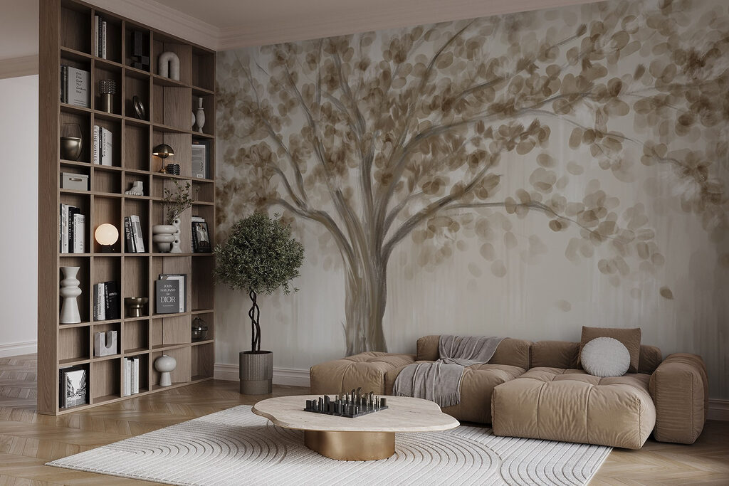 Boom met bladeren — interieur 6