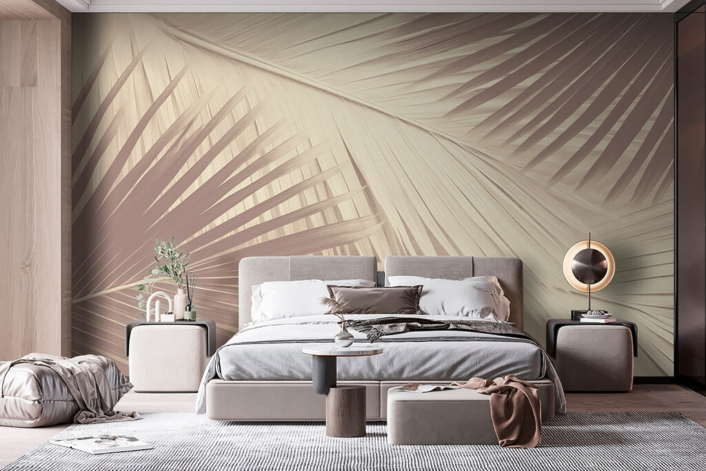 Palmen in zacht tegenlicht — interieur 1