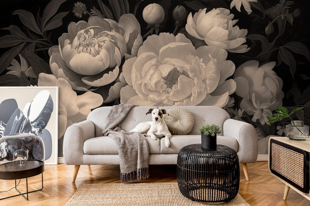 Pioenen in de schaduw — interieur 2