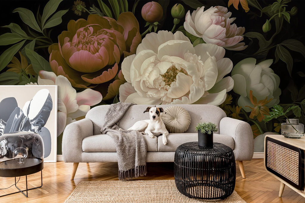 Pioenen in de schaduw — interieur 2