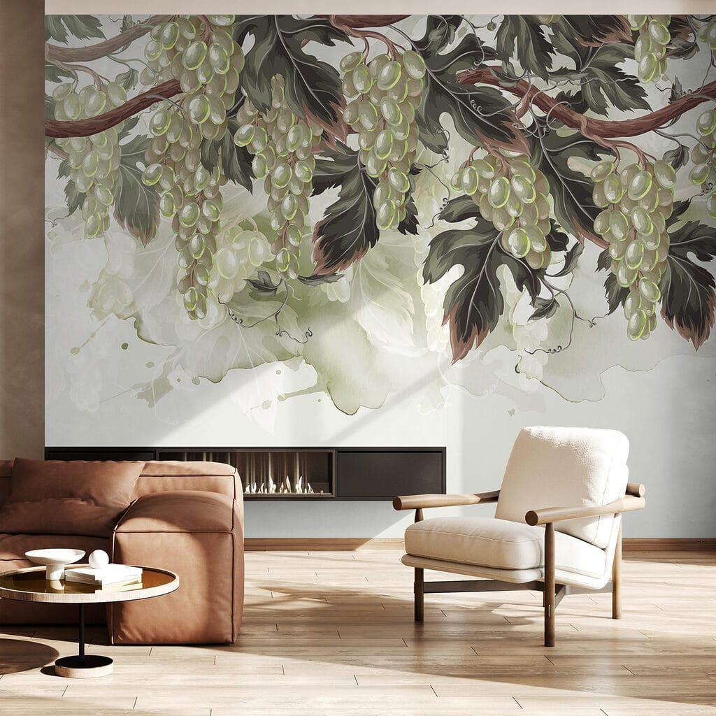 Hangende vruchten tussen groen — interieur 4